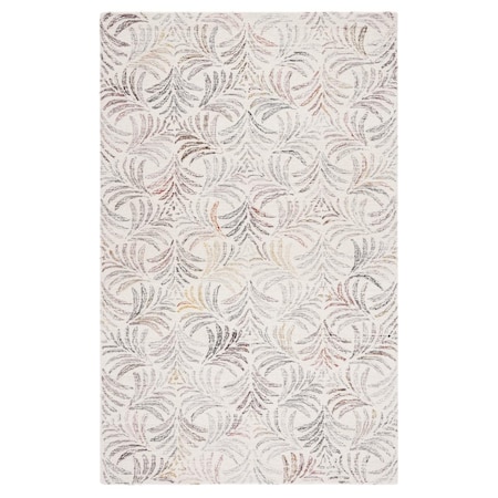 Safavieh 5 x 8 ft. Jardin Contemporary Rectangle Area Rug Ivory & Red JAR728P-5